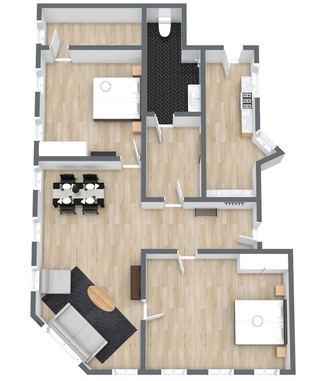 Spacious Tivoli Gardens Apartment W 3 Bedrooms Copenhague Extérieur photo